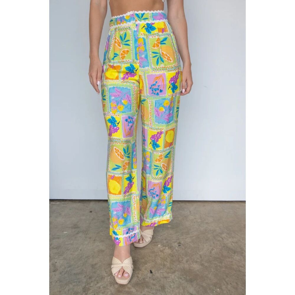 Sicily Multicolor Vestique Pants - Size Small - New With Tags!!!